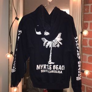 MYRTLE BEACH SC HOODIE (NAVY BLUE)